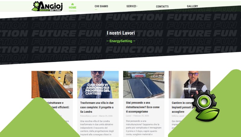 Rilancio Sito Vetrina WordPress - Energy Setting